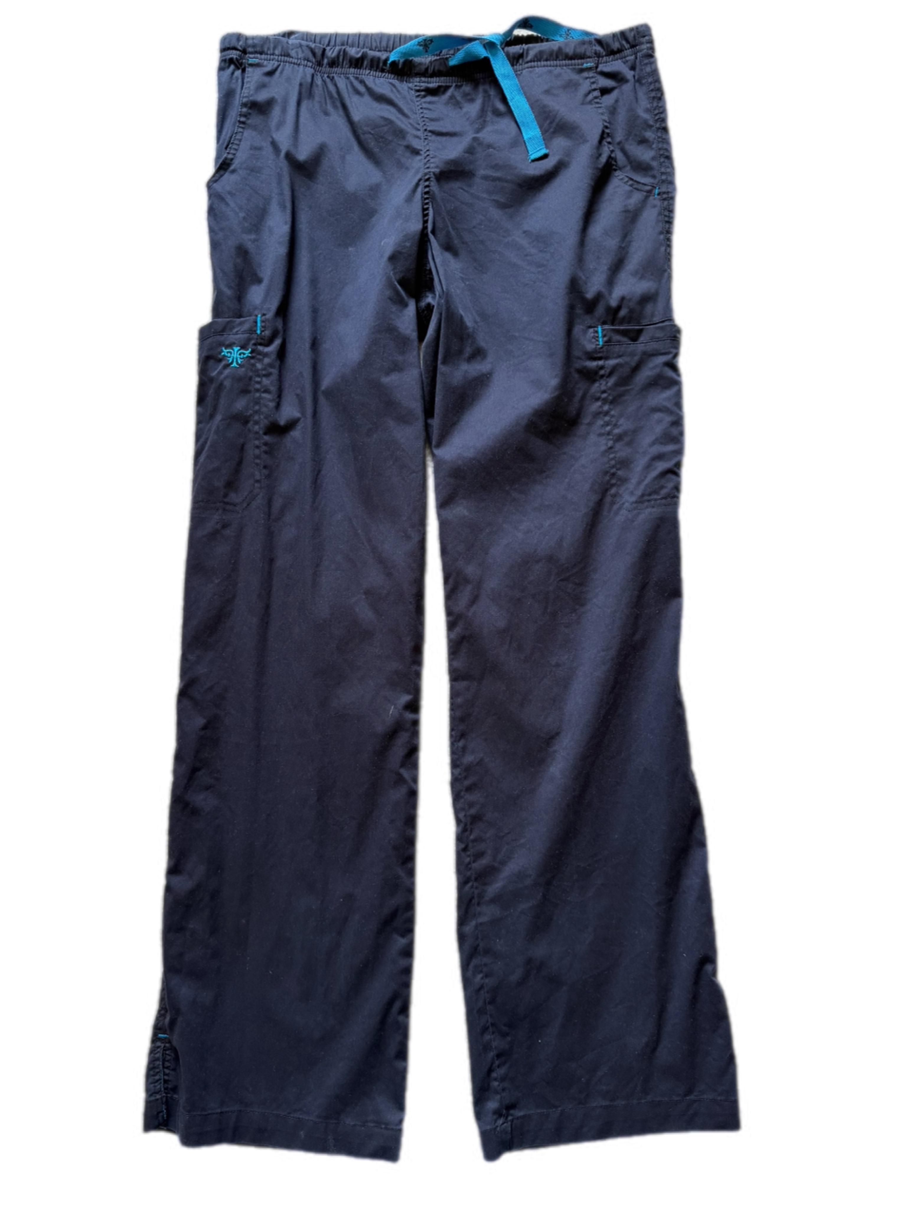 Med Couture Ez Flex Medium Tall Black Scrub Pants 8724t